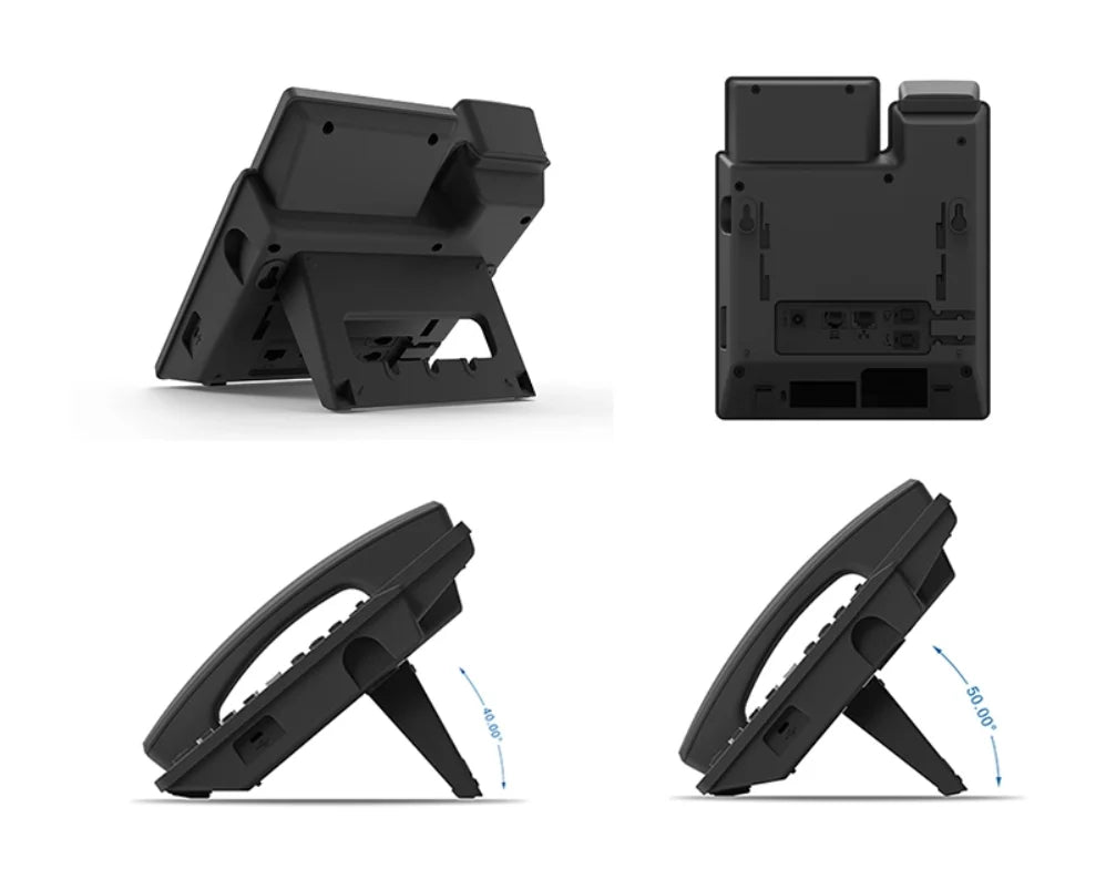 WiFi SIP Phone for Business Hotel VOIP Telephone 2.4G 5.8G Wirele Phone 6 Sip Lines Ip for Home Office Support POE