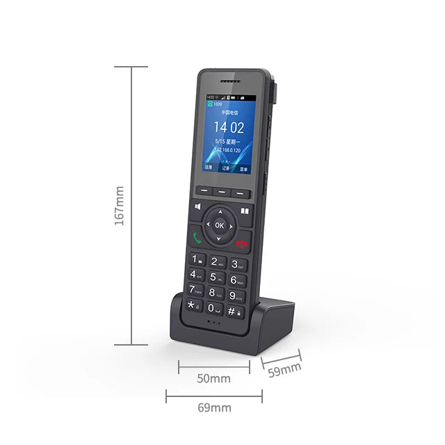 Hindetel lte wifi 2.4G Cordless Phone SIP VOIP  hotspot recording ip phone Cordless 4G SIP Phone  Desktop VoIP