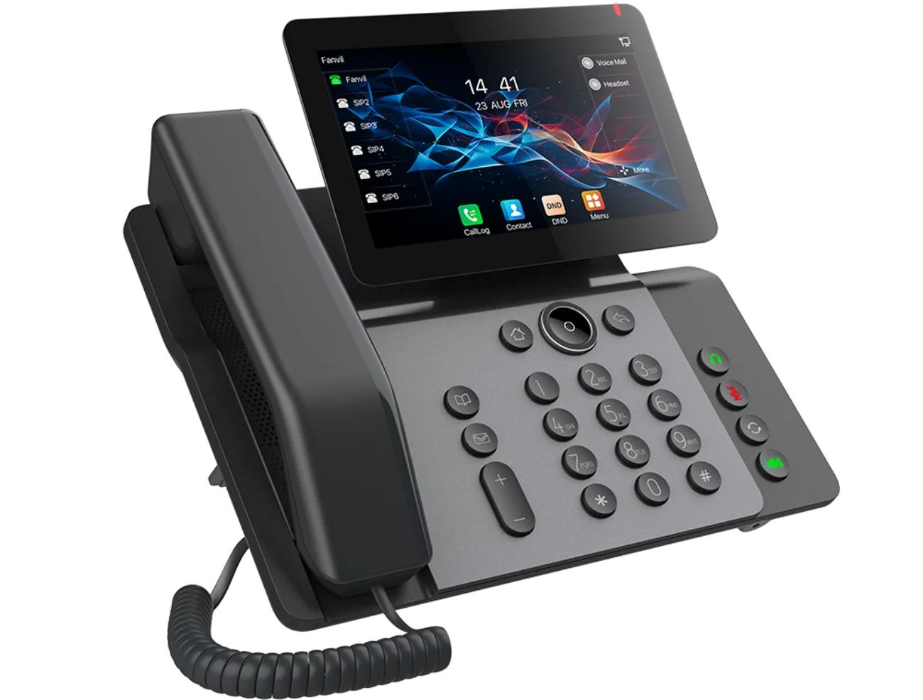 7-inch rotatable IPS touchscreen Prime Business Phone  built-in 2.4G & 5G Wi-Fi (Wi-Fi 6)