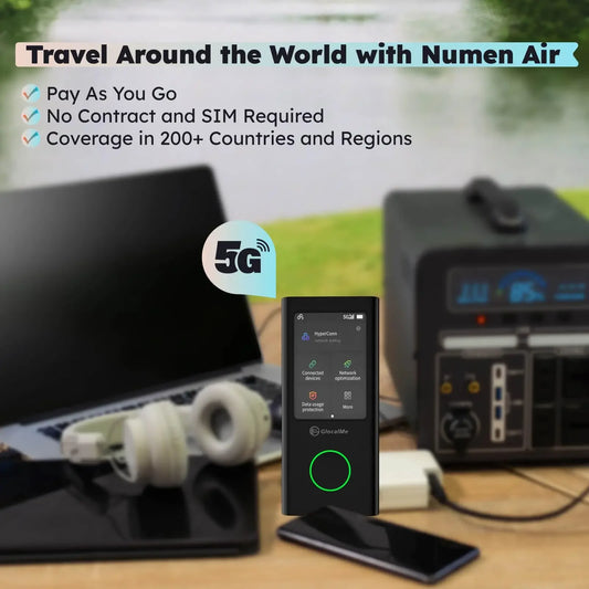 GlocalMe U50 Numen Air 5G Global cloudsim  Router High Speed Portable Router  WiFi Hotspot business travel network data