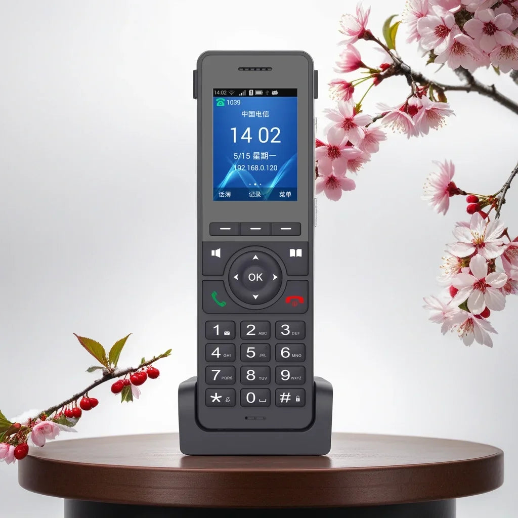 Hindetel lte wifi 2.4G Cordless Phone SIP VOIP  hotspot recording ip phone Cordless 4G SIP Phone  Desktop VoIP